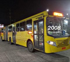 Ônibus Articulado Busscar Urbanuss Ecoss II VW 17-230 EOD 42 Lugares Ano 2008/2008